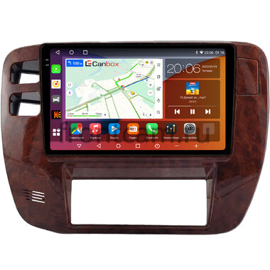 Nissan Patrol (Y61) 1997-2004 (цвет дерево) Canbox H-Line 2K 4184-9-0333 на Android 10 (4G-SIM, 6/128, DSP, QLed)