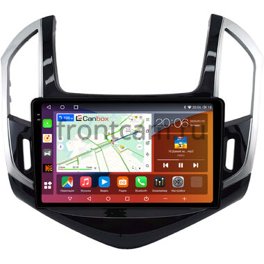Chevrolet Cruze 2012-2016 (черно-серая, глянцевая) Canbox H-Line 2K 4184-9-0664 на Android 10 (4G-SIM, 6/128, DSP, QLed)