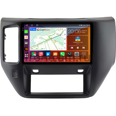 Nissan Patrol (Y61) 2004-2010 (черная, матовая) Canbox H-Line 2K 4184-9-0897 на Android 10 (4G-SIM, 6/128, DSP, QLed)