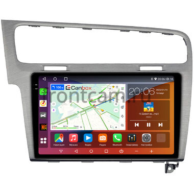 Volkswagen Golf 7 (2012-2020) (серая) Canbox H-Line 2K 4185-10-048 на Android 10 (4G-SIM, 6/128, DSP, QLed)