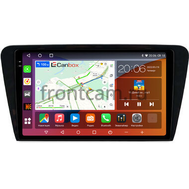 Skoda Octavia A7 2013-2020 (глянцевая) Canbox H-Line 2K 4185-1048 на Android 10 (4G-SIM, 6/128, DSP, QLed)