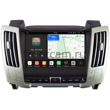 Toyota Harrier 2 (XU30) 2003-2013 (для авто без усилителя) Canbox H-Line 2K 5184-9-0541 на Android 14 (4G-SIM, 6/128, DSP, QLed)
