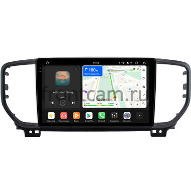 Kia Sportage 4 2018-2022 Canbox H-Line 2K 5182-9-0639 на Android 14 (4G-SIM, 4/64, DSP, QLed) (для авто без камеры, черная)