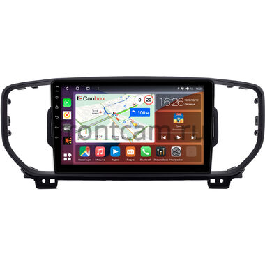 Kia Sportage 4 2015-2018 (черная, для авто с камерой) Canbox H-Line 3792-9-0331 на Android 10 (4G-SIM, 4/64, DSP, QLed)