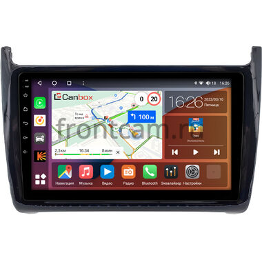 Volkswagen Polo 5 2009-2020 (глянцевая) Canbox H-Line 3792-9-0490 на Android 10 (4G-SIM, 4/64, DSP, QLed)