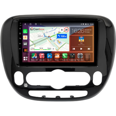Kia Soul 2 2013-2019 (глянцевая, с климат-контролем, Тип 2) Canbox H-Line 3792-9-0662 на Android 10 (4G-SIM, 4/64, DSP, QLed)