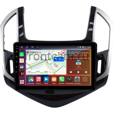 Chevrolet Cruze 2012-2016 (черно-серая, глянцевая) Canbox H-Line 3792-9-0664 на Android 10 (4G-SIM, 4/64, DSP, QLed)