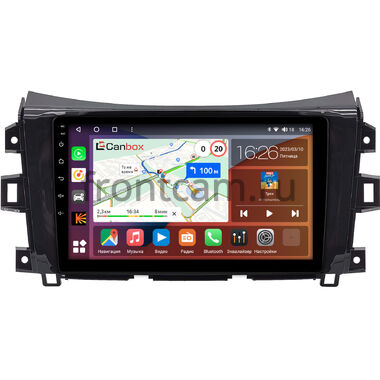 Nissan Navara (Frontier) 4 (D23) 2014-2024 (глянцевая) Canbox H-Line 3792-9-1340 на Android 10 (4G-SIM, 4/64, DSP, QLed)