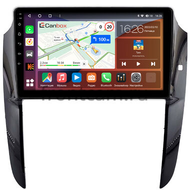 Toyota Ipsum (M20) 2001-2009 (Тип А, черная, глянцевая) Canbox H-Line 3792-9-2157 на Android 10 (4G-SIM, 4/64, DSP, QLed)