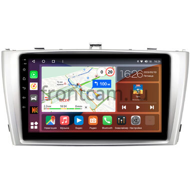 Toyota Avensis 3 2008-2015 (серебро) Canbox Logic-i3 5737-9-3018 на Android 11 (4G-SIM, 6/128, DSP, 360, QLed)
