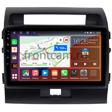 Toyota Land Cruiser 200 2007-2015 (для авто без NAVI, черная матовая) Canbox H-Line 3799-10-010-1 на Android 10 (4G-SIM, 4/64, DSP, QLed)