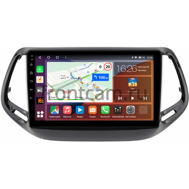 Jeep Compass 2 (2017-2024) Canbox H-Line 3799-10-3500 на Android 10 (4G-SIM, 4/64, DSP, QLed)