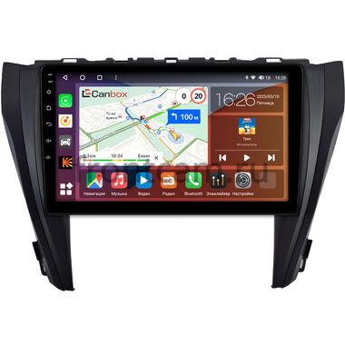 Toyota Camry XV55 2014-2018 (для авто с камерой, JBL) Canbox H-Line 4165-10-1691 на Android 10 (4G-SIM, 4/32, DSP, QLed)