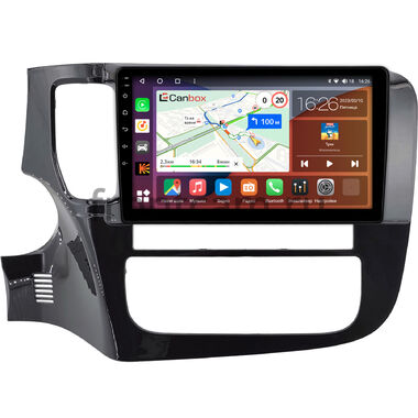 Mitsubishi Outlander 3 2012-2024 (глянцевая) Canbox H-Line 4166-9-0145 на Android 10 (4G-SIM, 4/32, DSP, QLed)