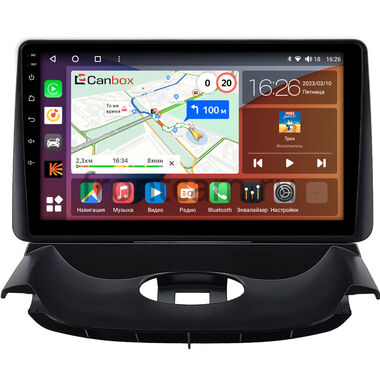 Peugeot 206 1998-2012 (черная, Тип 1) Canbox H-Line 4166-9-1494 на Android 10 (4G-SIM, 4/32, DSP, QLed)