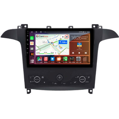 Ford S-Max, Galaxy 2 2006-2015 (для авто с NAVI, Тип 1) Canbox H-Line 4166-9-2626 на Android 10 (4G-SIM, 4/32, DSP, QLed)