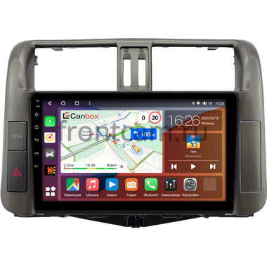 Toyota Land Cruiser Prado 150 (2009-2013) (для авто с круговым обзором) Canbox H-Line 4166-9-2750 на Android 10 (4G-SIM, 4/32, DSP, QLed)