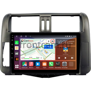 Toyota Land Cruiser Prado 150 2009-2013 (для авто с усилителем) Canbox H-Line 4166-9005 на Android 10 (4G-SIM, 4/32, DSP, QLed)