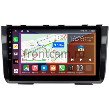 Hyundai Creta 2 2021-2024 (черная, глянцевая) Canbox H-Line 4195-10-2524 на Android 10 (4G-SIM, 6/128, DSP, QLed)