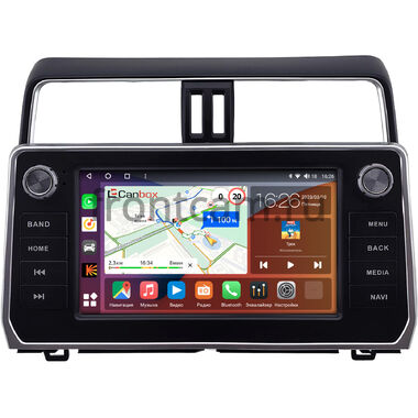 Toyota Land Cruiser Prado 150 2017-2024 Canbox H-Line 4196-9-0199 на Android 10 (4G-SIM, 6/128, DSP, QLed)