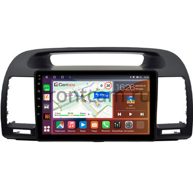 Toyota Camry XV30 2001-2006 (черная) Canbox H-Line 4196-9-0607 на Android 10 (4G-SIM, 6/128, DSP, QLed)