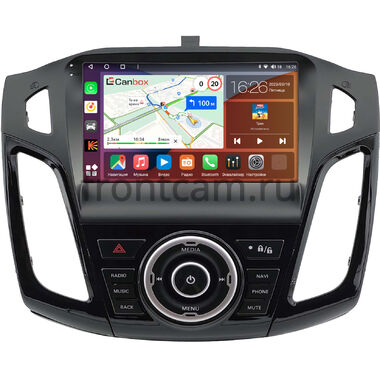 Ford Focus 3 2011-2019 (черная, глянцевая, Тип 2) Canbox H-Line 4196-9-0845 на Android 10 (4G-SIM, 6/128, DSP, QLed)