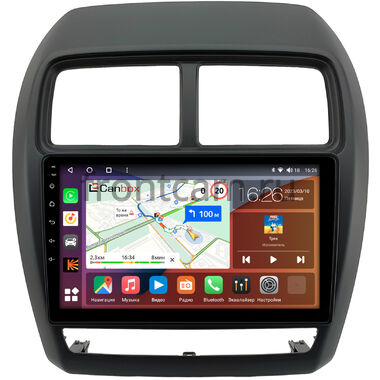 Mitsubishi ASX, Outlander Sport, RVR 3 2015-2024 Canbox H-Line 4196-9-1162 на Android 10 (4G-SIM, 6/128, DSP, QLed)