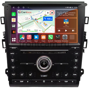 Ford Mondeo 5 2014-2022, Fusion 2 (North America) 2012-2016 (авто без камеры) Canbox H-Line 4196-9-1466 на Android 10 (4G-SIM, 6/128, DSP, QLed)