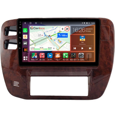 Nissan Patrol (Y61) 1997-2004 (цвет дерево) Canbox H-Line 4197-9-0333 на Android 10 (4G-SIM, 8/128, DSP, QLed)