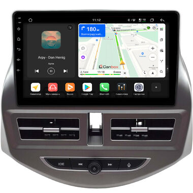 Chevrolet Spark 3 (M300) 2009-2024 Canbox H-Line 5195-10-0258 на Android 14 (4G-SIM, 6/128, DSP, QLed)