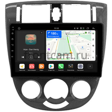 Daewoo Nubira 3 2003-2004, Gentra 2 2013-2015 (цвет карбон) Canbox H-Line 5195-10-0689 на Android 14 (4G-SIM, 6/128, DSP, QLed)