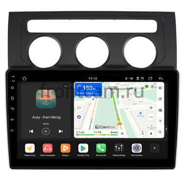 Volkswagen Touran 2003-2010 (с климат-контролем) Canbox H-Line 5195-10-1170 на Android 14 (4G-SIM, 6/128, DSP, QLed)