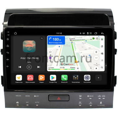 Toyota Land Cruiser 200 2007-2009 для авто с Navi (Тип C) Canbox H-Line 5195-10-1201 на Android 14 (4G-SIM, 6/128, DSP, QLed)
