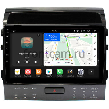 Toyota Land Cruiser 200 2010-2012 для авто с Navi (Тип A) Canbox H-Line 5195-10-1203 на Android 14 (4G-SIM, 6/128, DSP, QLed)