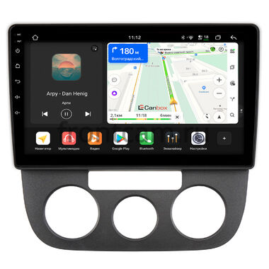 Volkswagen Jetta 5 2005-2011 (авто без климат-контроля) Canbox H-Line 5195-10-1307 на Android 14 (4G-SIM, 6/128, DSP, QLed)