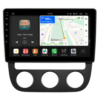 Volkswagen Jetta 5 2005-2011 (с климат-контролем) Canbox H-Line 5195-10-1308 на Android 14 (4G-SIM, 6/128, DSP, QLed)