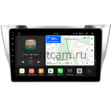 Toyota Harrier 2 (XU30) 2003-2013 (серебряная) Canbox H-Line 5198-10-1473 на Android 14 (4G-SIM, 8/128, DSP, QLed)