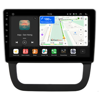 Volkswagen Jetta 5 2005-2011 (с климат-контролем) Canbox H-Line 5195-10-1681 на Android 14 (4G-SIM, 6/128, DSP, QLed)