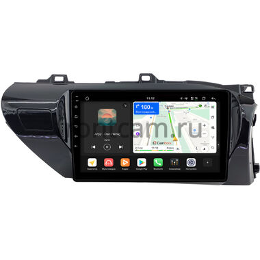 Toyota Hilux 8 2015-2024 (руль справа) Canbox H-Line 5195-10-2080 на Android 14 (4G-SIM, 6/128, DSP, QLed) (для авто без магнитолы)
