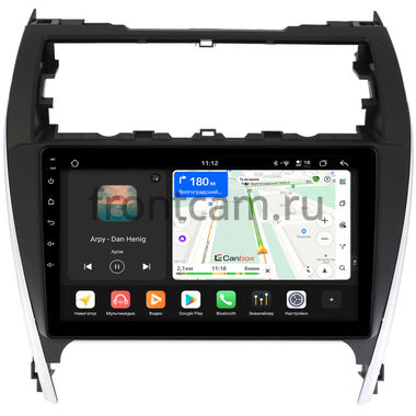 Toyota Camry XV50 2011-2014 (авто из USA) Canbox H-Line 5195-10-466 на Android 14 (4G-SIM, 6/128, DSP, QLed)