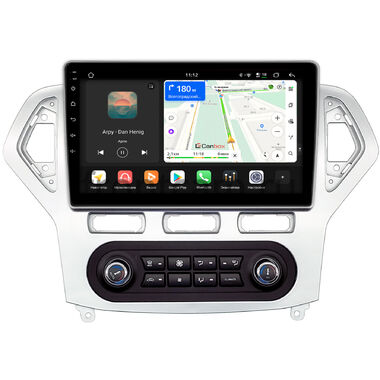 Ford Mondeo 4 2006-2010 (серебро, Тип 1) Canbox H-Line 4799-1016 встроенный климат на Android 14 (4G-SIM, 4/64, DSP, QLed)