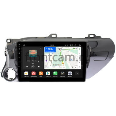 Toyota Hilux 8 2015-2024 (руль слева) Canbox H-Line 5198-1071 на Android 14 (4G-SIM, 8/128, DSP, QLed) (для авто без магнитолы)