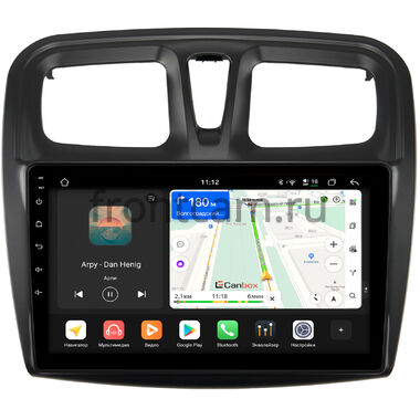 Renault Logan 2, Sandero 2 (Stepway) 2012-2022 Canbox H-Line 5198-1090 на Android 14 (4G-SIM, 8/128, DSP, QLed)