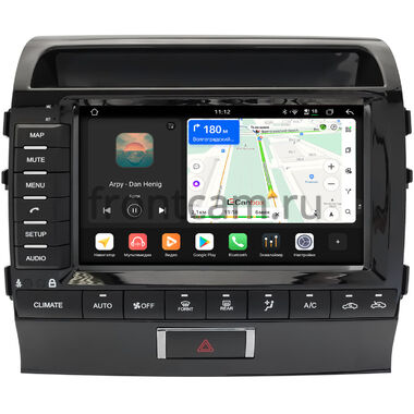 Toyota Land Cruiser 200 2013-2015 (Тип B) Canbox H-Line 5196-9-0118 на Android 14 (4G-SIM, 6/128, DSP, QLed)
