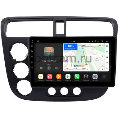Honda Civic 7 2000-2006 (с климат-контролем, левый руль) Canbox H-Line 5196-9-0174 на Android 14 (4G-SIM, 6/128, DSP, QLed)