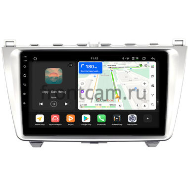 Mazda 6 (GH) 2007-2013 (серебро) Canbox H-Line 5196-9-0233 на Android 14 (4G-SIM, 6/128, DSP, QLed)