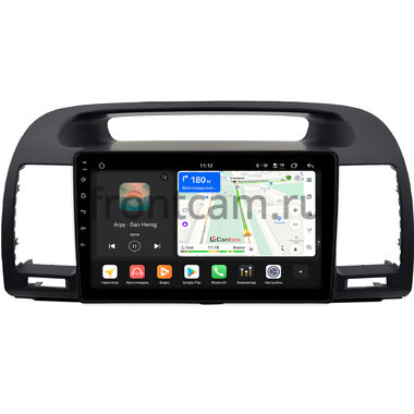 Toyota Camry XV30 2001-2006 (черная) Canbox H-Line 5196-9-0607 на Android 14 (4G-SIM, 6/128, DSP, QLed)