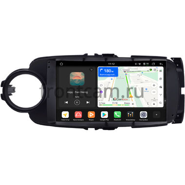 Toyota Vitz 3 (XP130), Yaris 3 2010-2017 (правый и левый руль, черная) Canbox H-Line 4792-9-0635 на Android 14 (4G-SIM, 4/64, DSP, QLed)