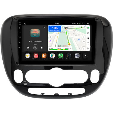 Kia Soul 2 2013-2019 (глянцевая, с климат-контролем, Тип 2) Canbox H-Line 5196-9-0662 на Android 14 (4G-SIM, 6/128, DSP, QLed)