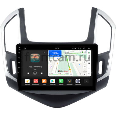 Chevrolet Cruze 2012-2016 (черно-серая, матовая) Canbox H-Line 5197-9-0663 на Android 14 (4G-SIM, 8/128, DSP, QLed)